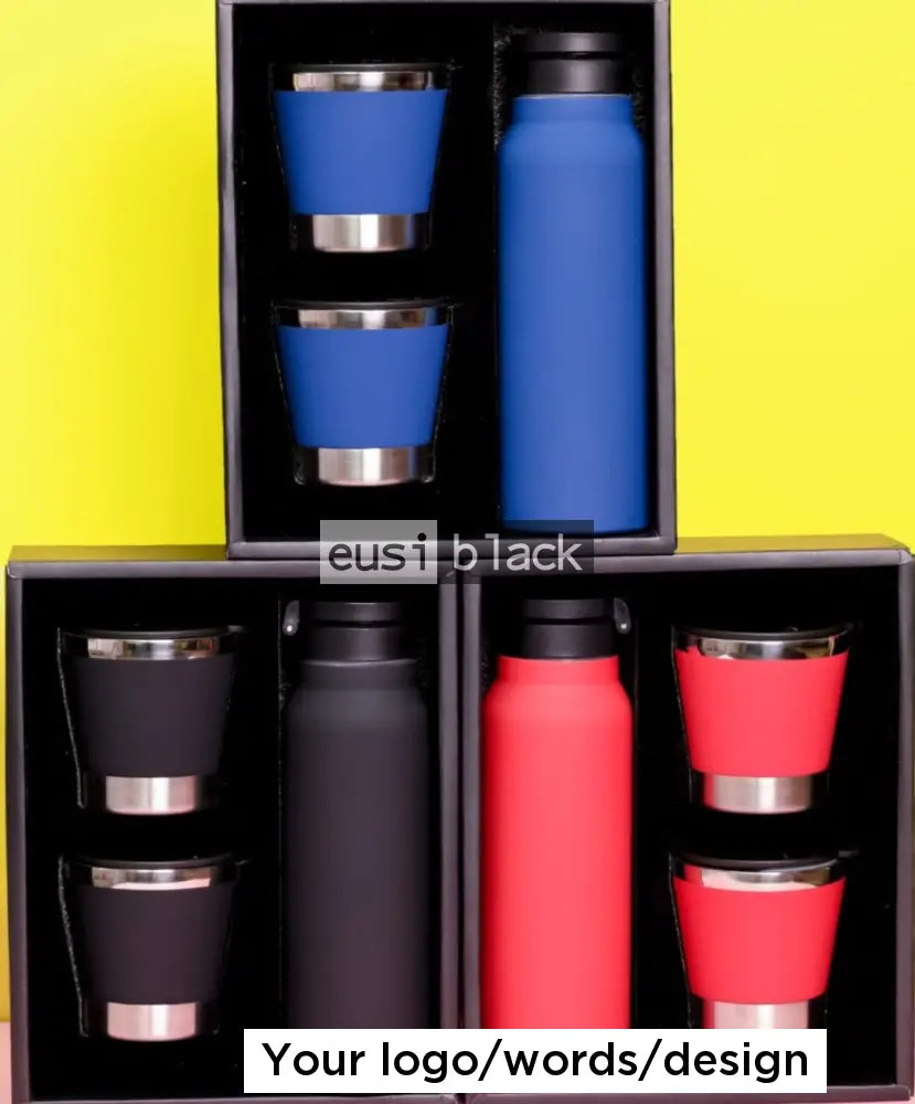 3 piece drinkware set - Black