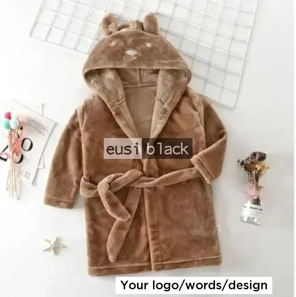 6-18 months infant bathrobe Brown