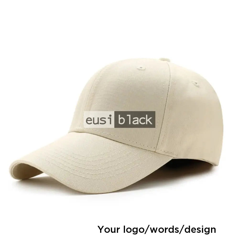 6 Panel cap Cream / Velcro