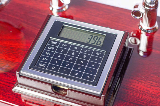 Calculated desk organizer