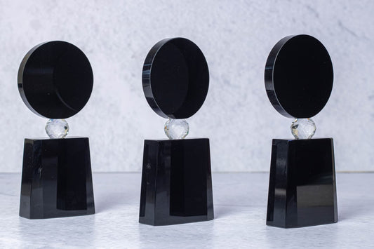 All black crystal award