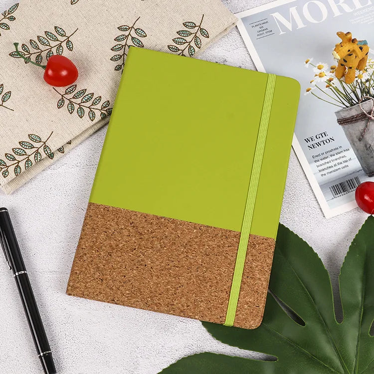 Latitudinal chipped-wood notebook