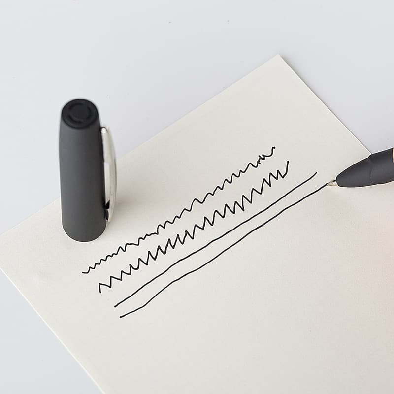 Matte black gel pen
