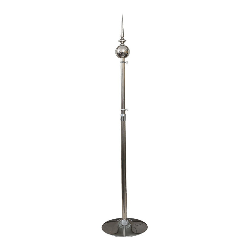 Spear tip ceremonial flag stand - 2.5m