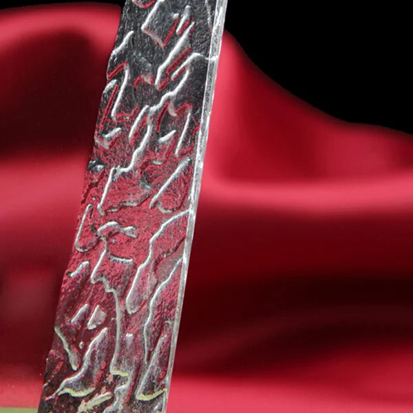 Tall slanted top crystal award