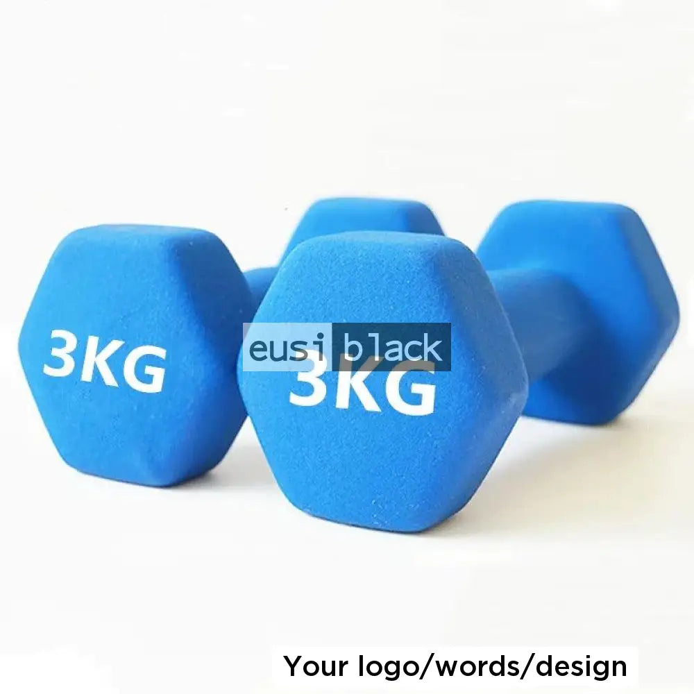 Aerobic dumbbells set 3kgs / Blue