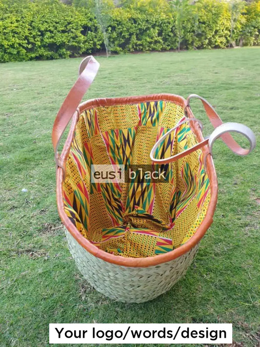African Kikapu Basket Kente 2