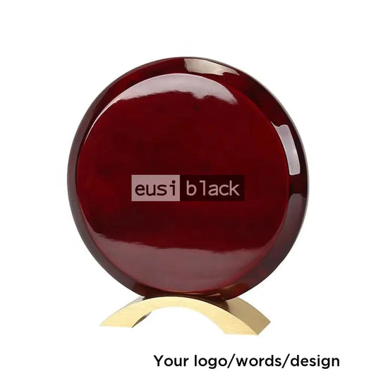 Bridged Round Wooden Plaque