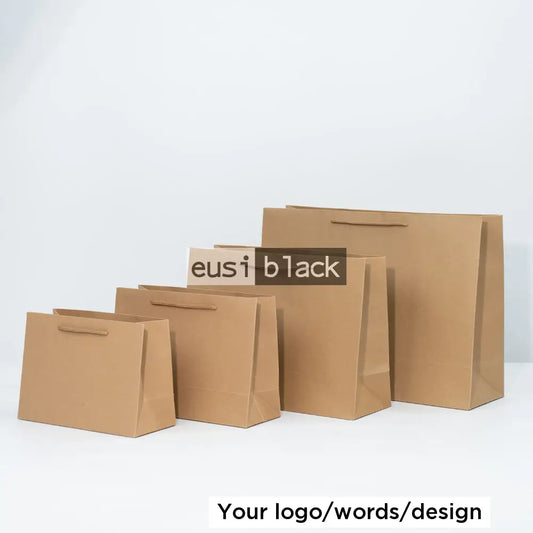 Brown gift bag A6 / Landscape