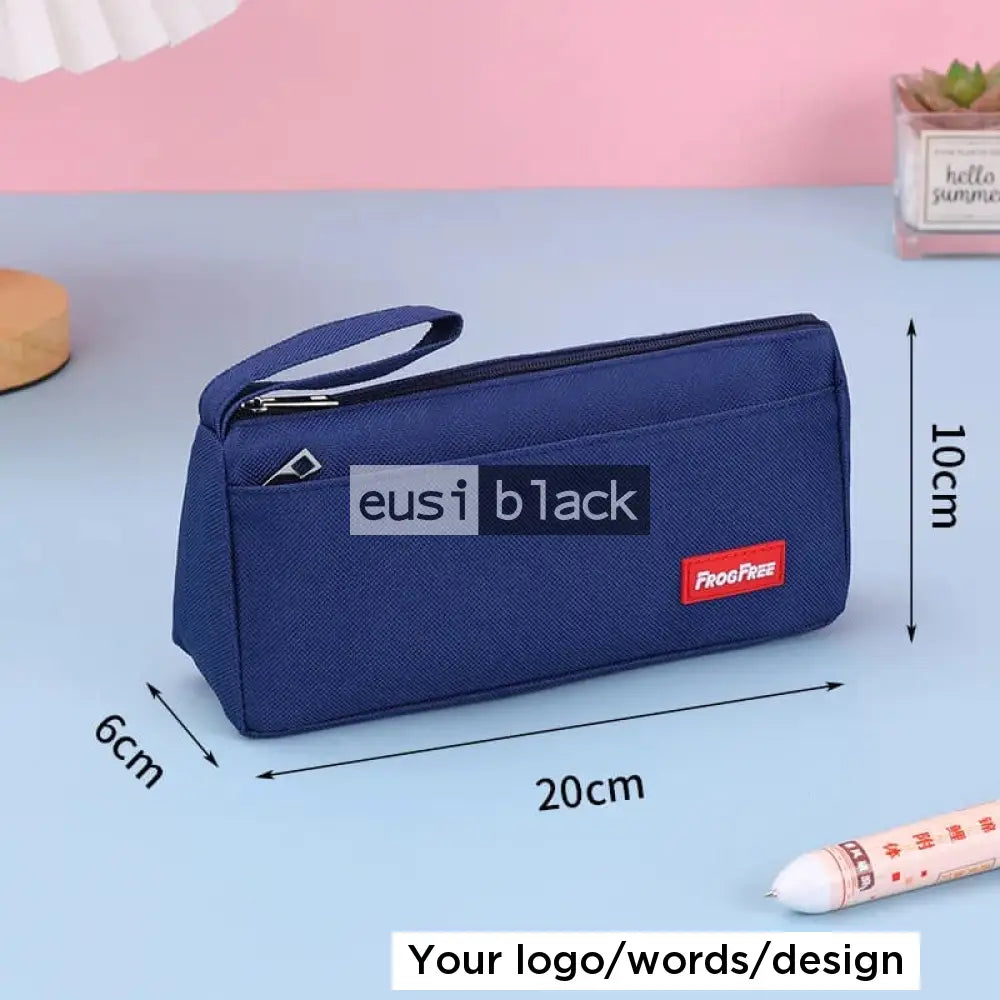 Canvas pen pouch - Navy