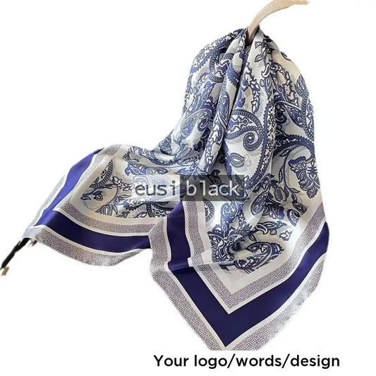 Cashew flower silk scarf