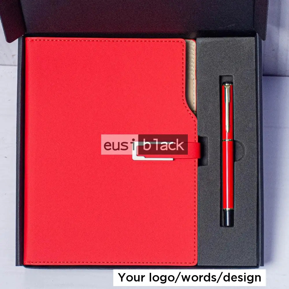 Chipped notebook mini set | A5 Red