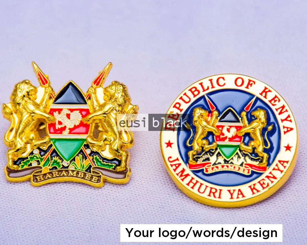 Coat of arms - Kenya - Fiber