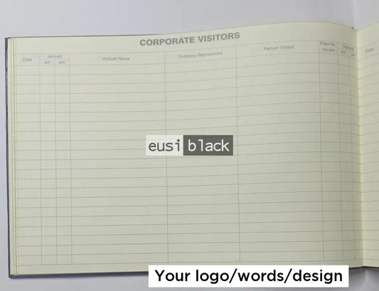 Corporate visitors’ guest book - A4