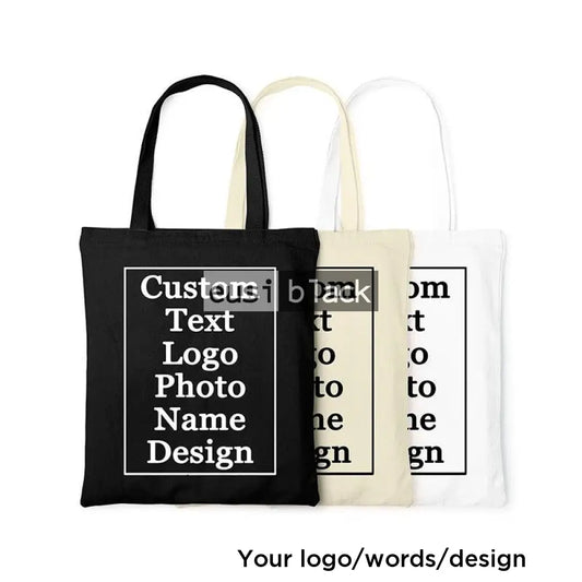 Cotton canvas tote bag