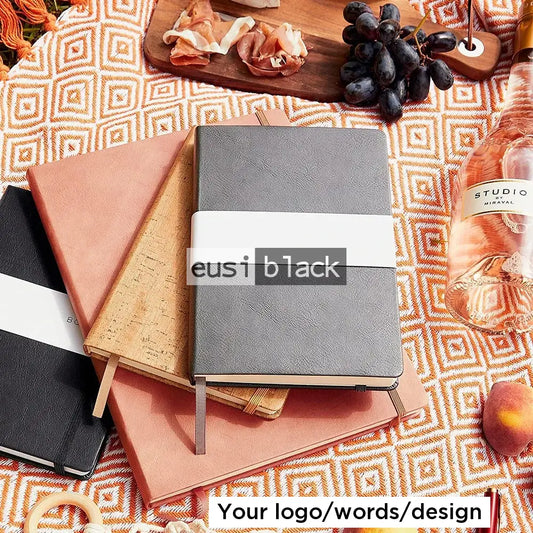 Custom leather notebook