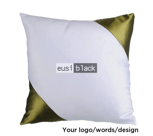 Diagonal edged pillow case Gold / Case only