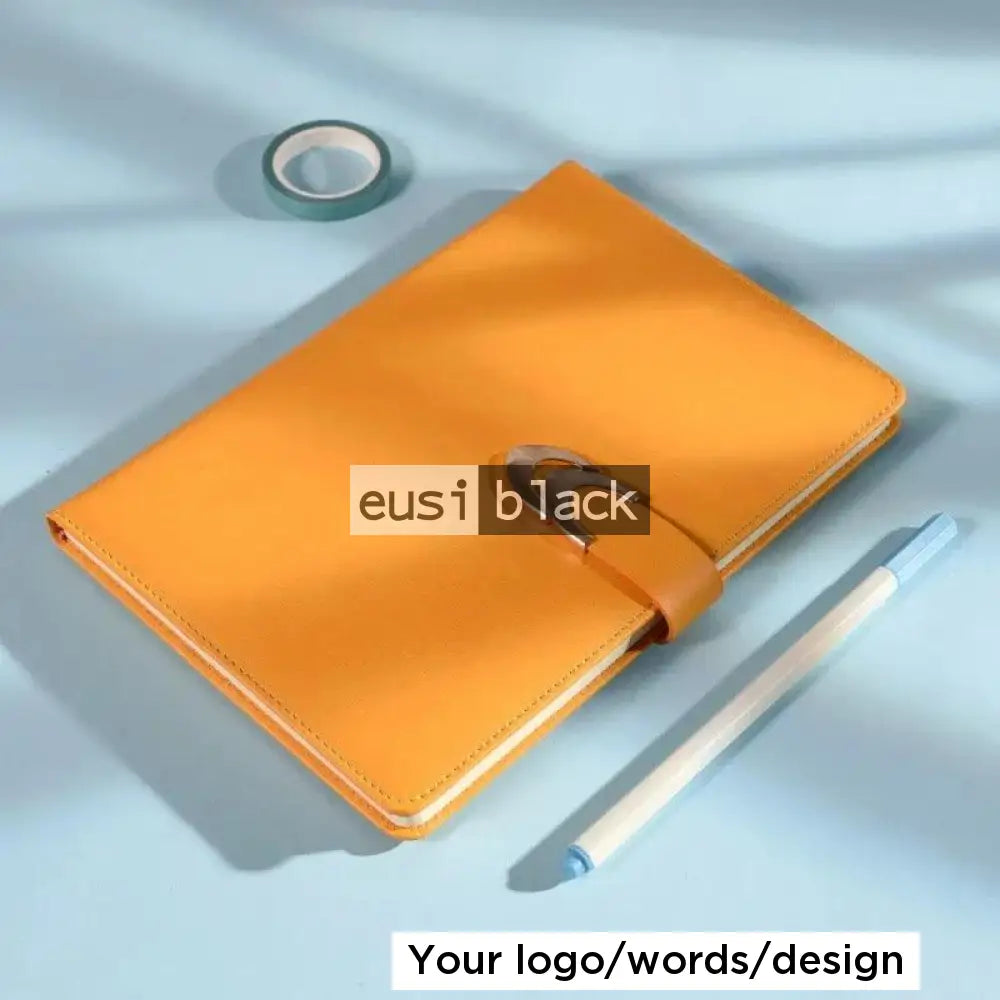 Double buckle notebook | A5 Orange