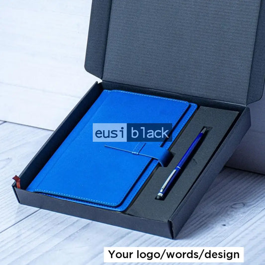 Double cover notebook mini set | A5 Blue