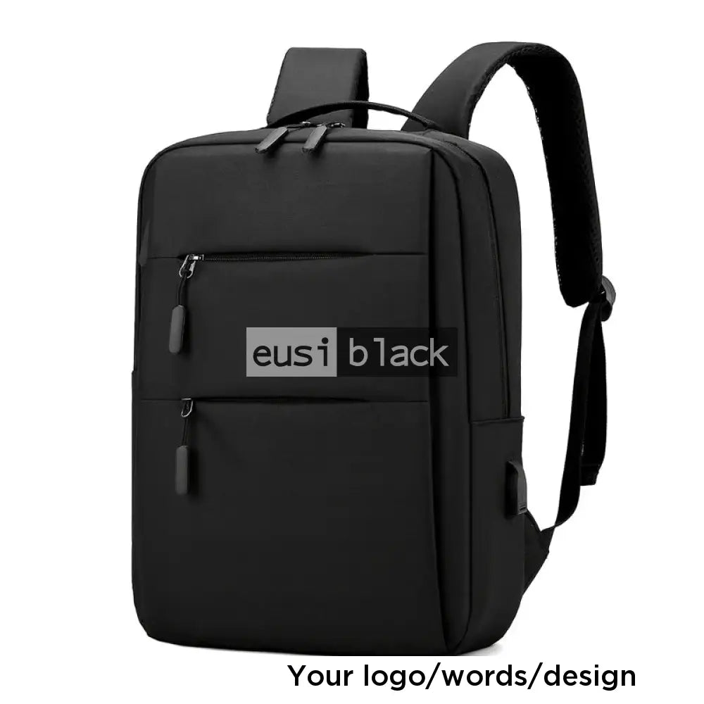 Double zip laptop bag