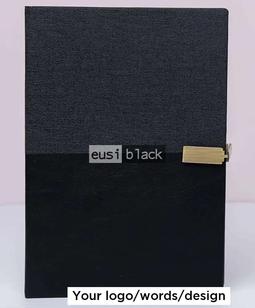 Executive two tone notebook | A5 Black