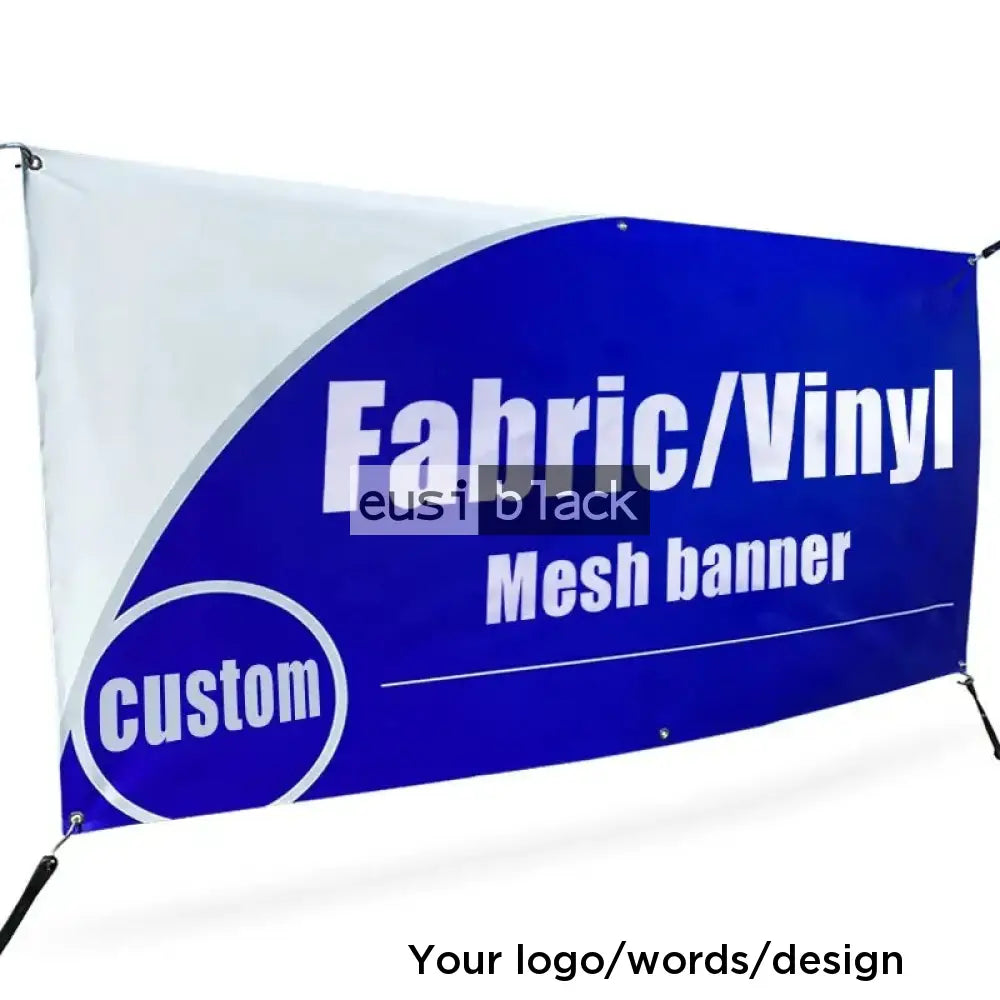 Eyelet cut PVC banner