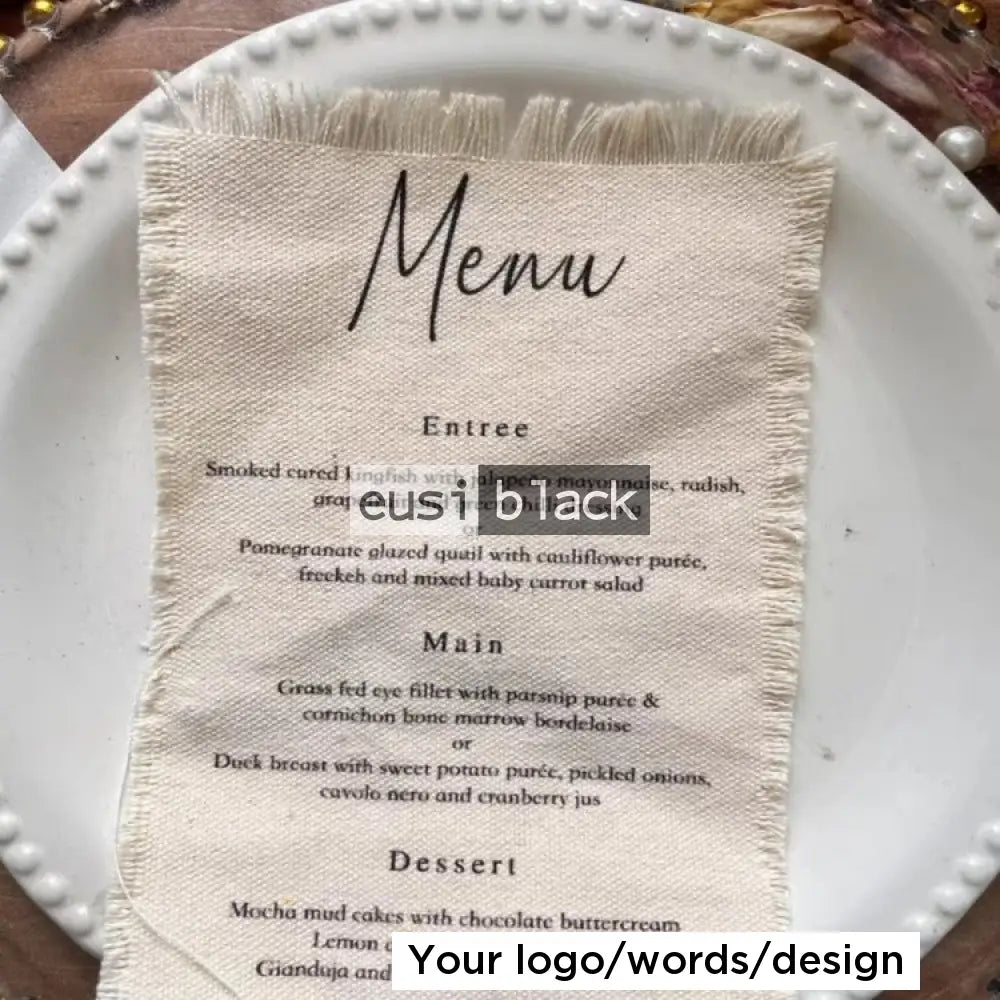 Fabric menu