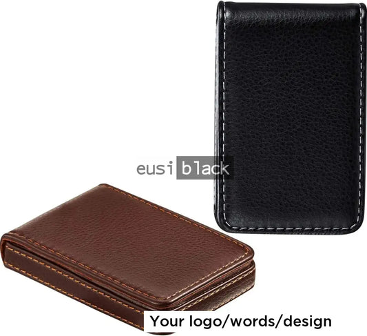 Flip business card holder