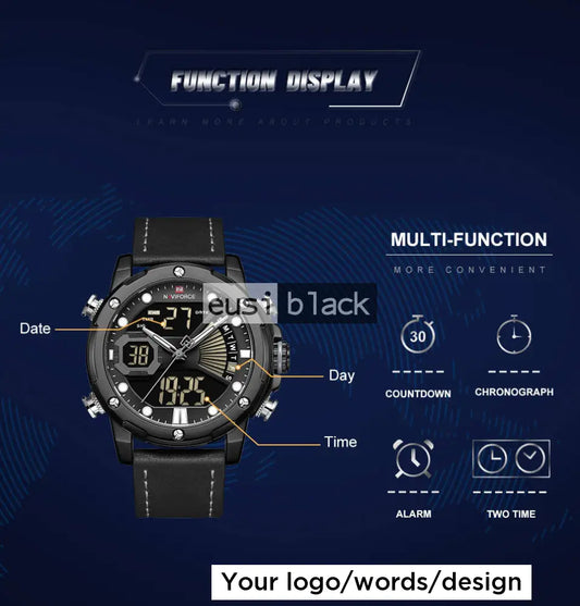 Function display dual time watch