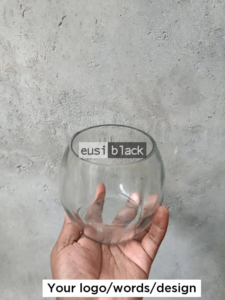 Glass vase bowl Glass alone