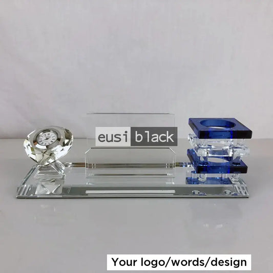 Globed & blocks desk organizer