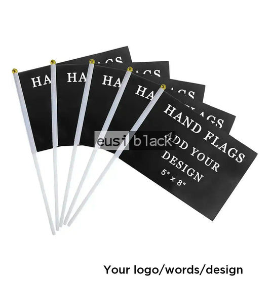 Hand-held waving flag