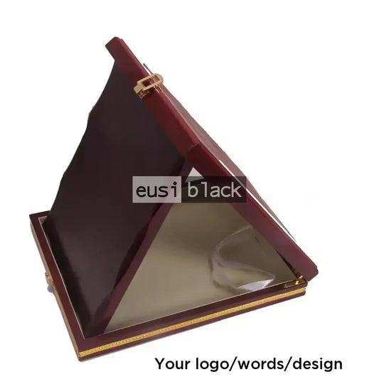 Hedged Wooden Plaque