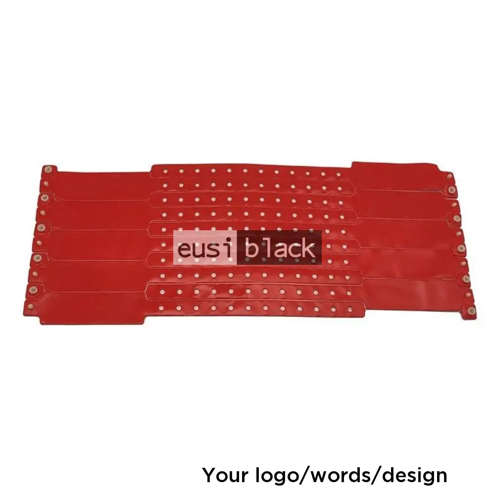 Hospital Admission Wristbands Red