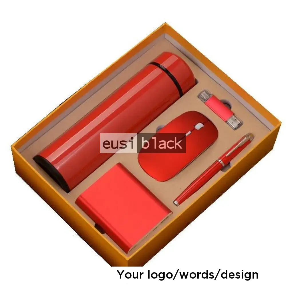 Hydrating techy business hamper set Red