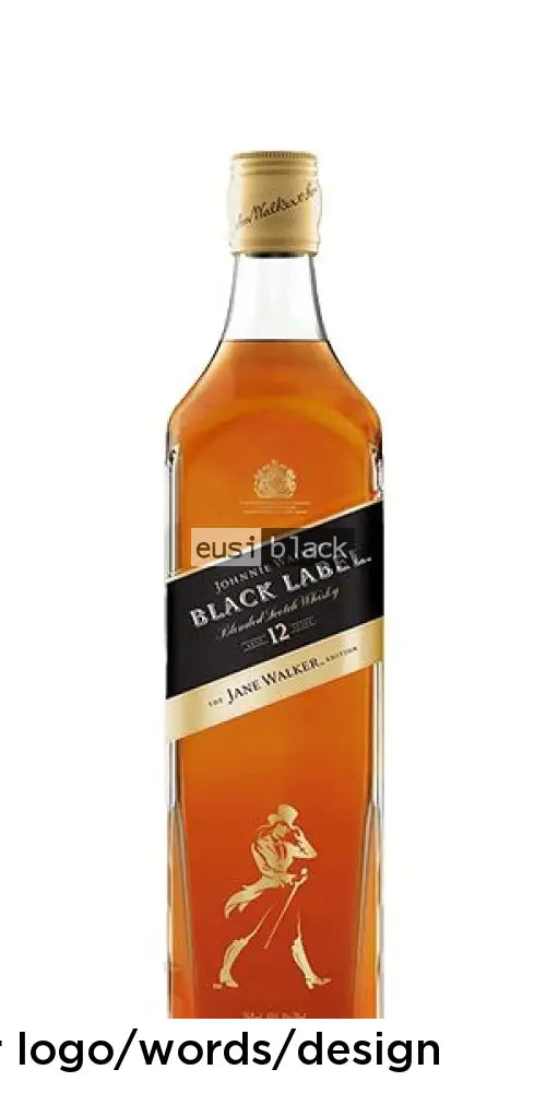 Johnny Walker black label whiskey 375ml