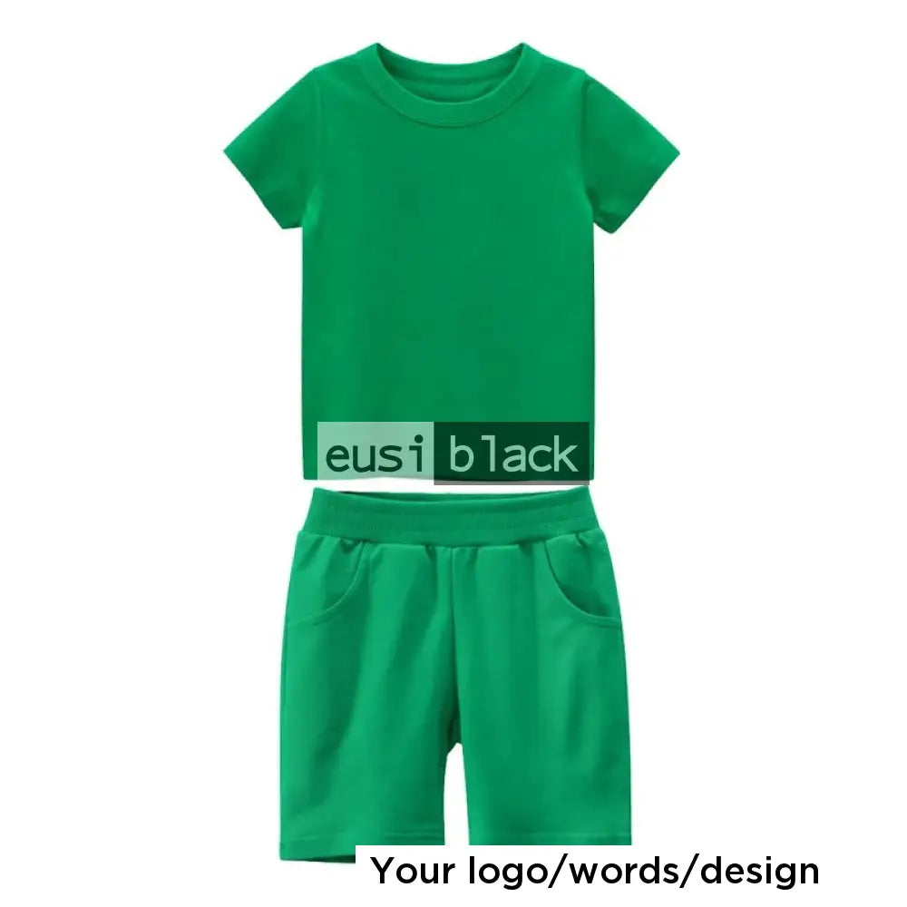 Kids’ T-shirt and shorts kit Green / Infant (up to 1)