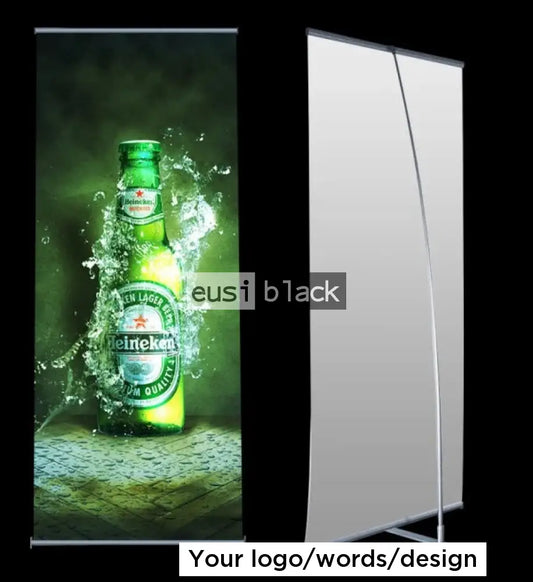 L banner stand Stand plus banner