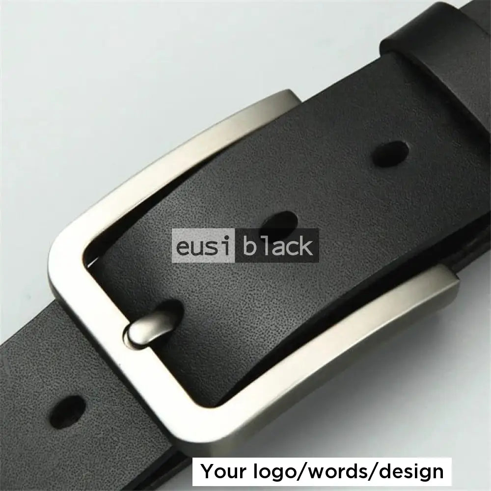 Leather belt for men
