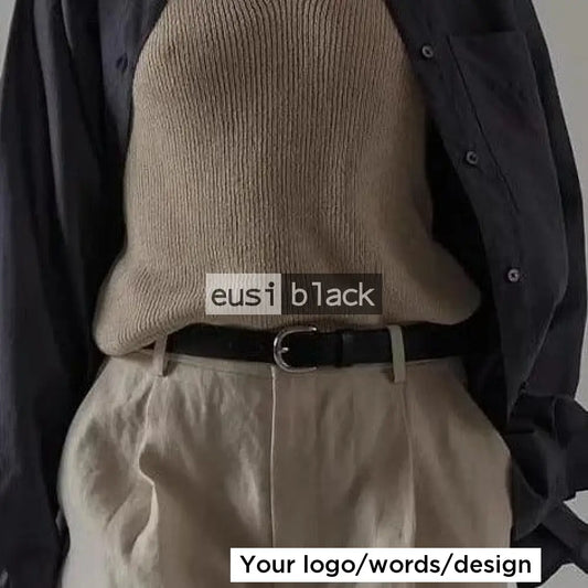 Leather belt for women