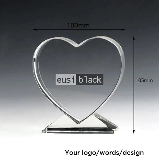 Love Heart Crystal Award