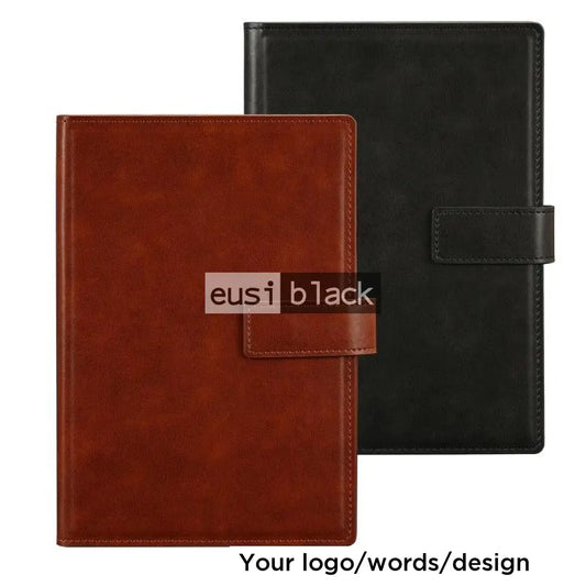Magnetic buckle notebook | A5 Black