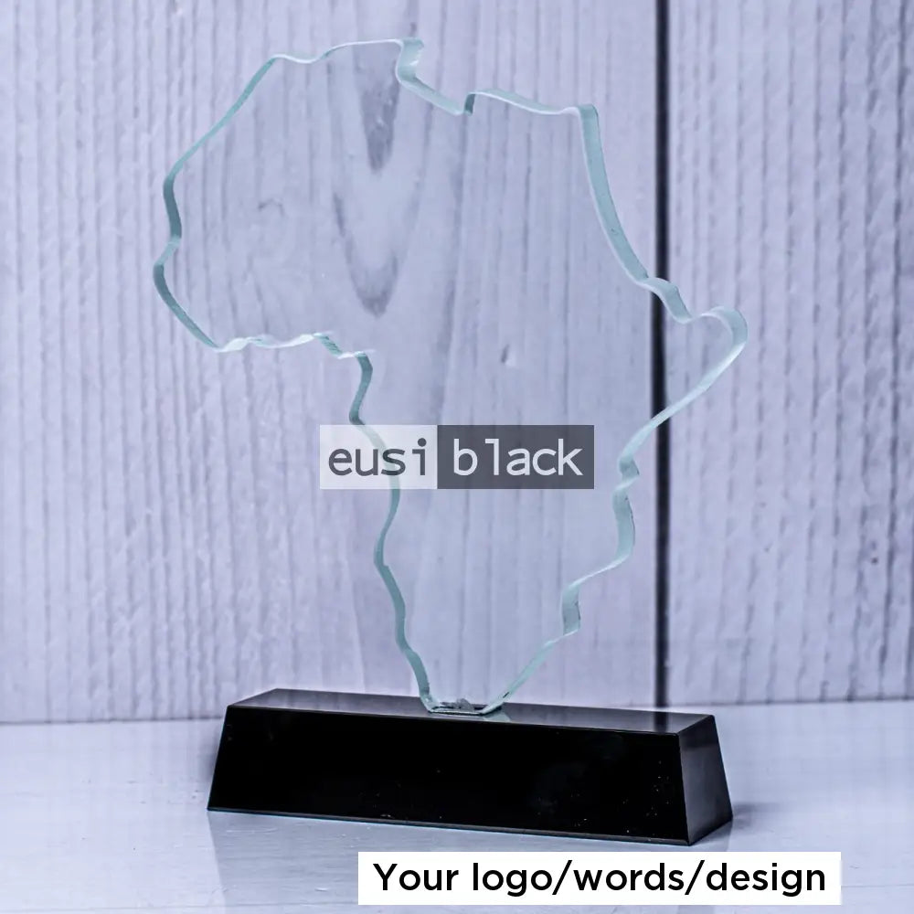 Map Of Africa Crystal Award Height 8.5’’ | 1 Cm Thick