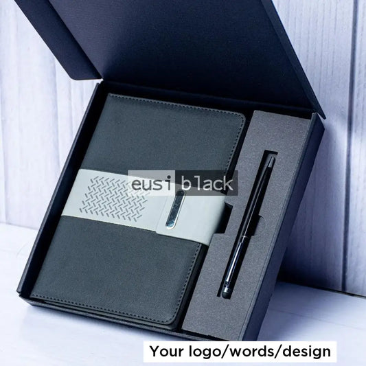 Middle connect notebook mini set | A5 Black