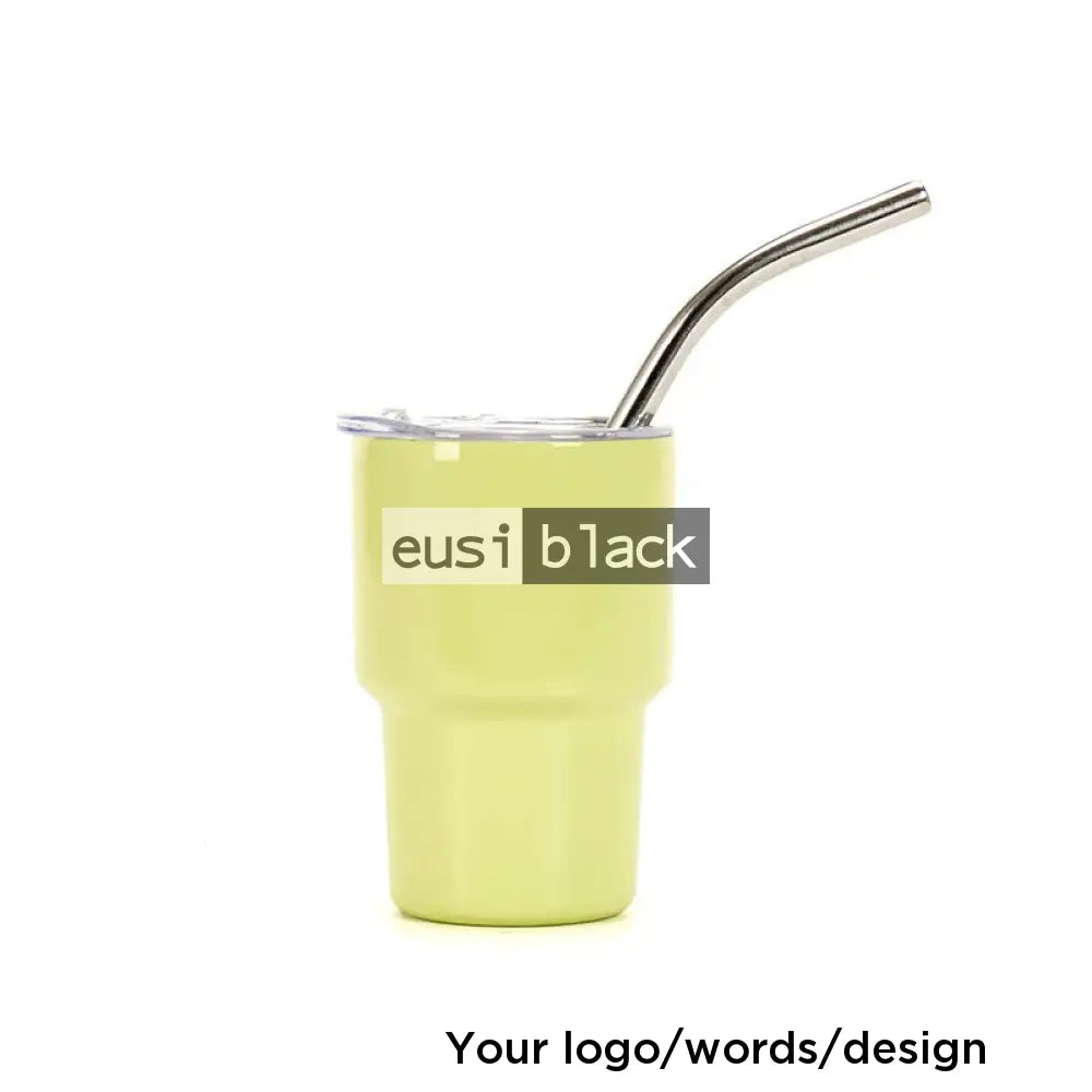 Mini metallic shot glass - 60ml Yellow