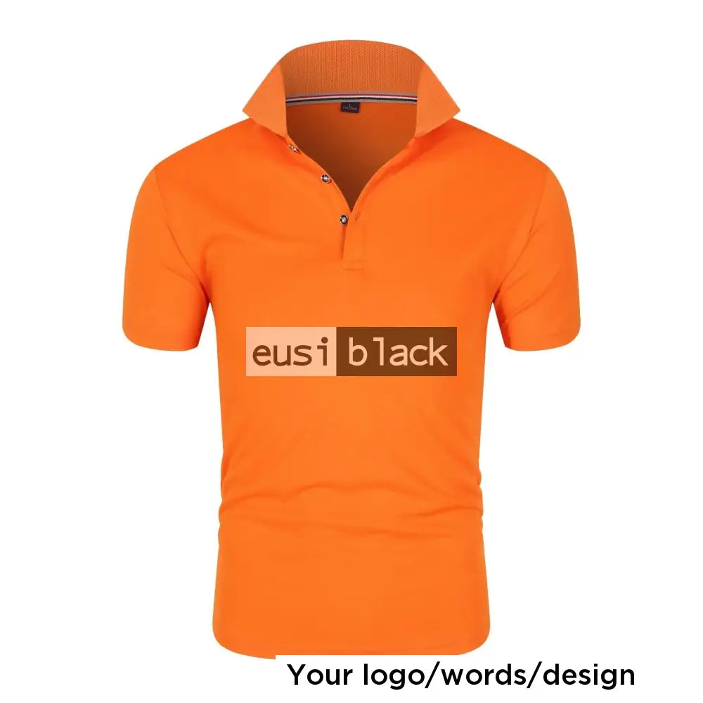Muscle fit polo shirt Orange / S