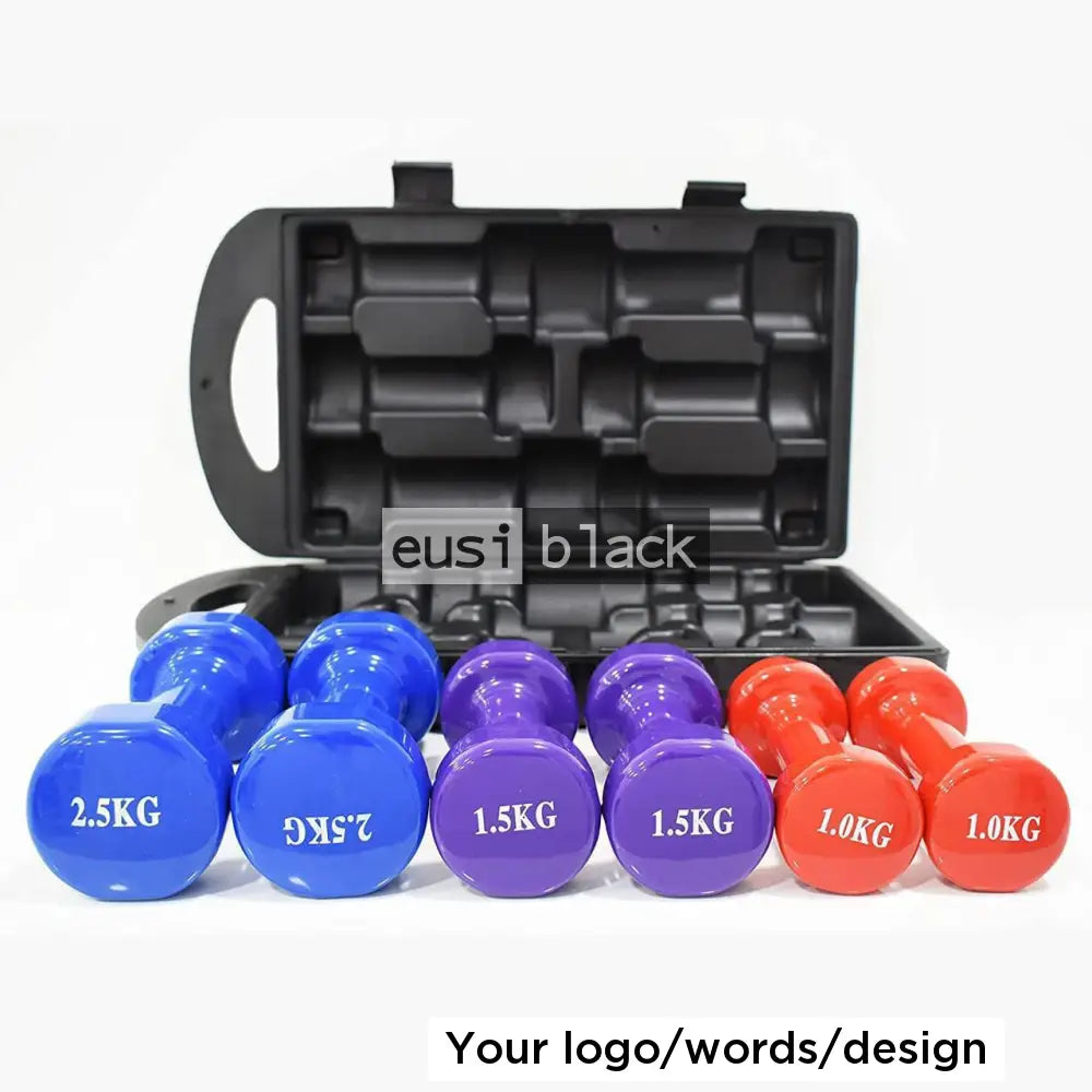 Neoprene dumbbell case set