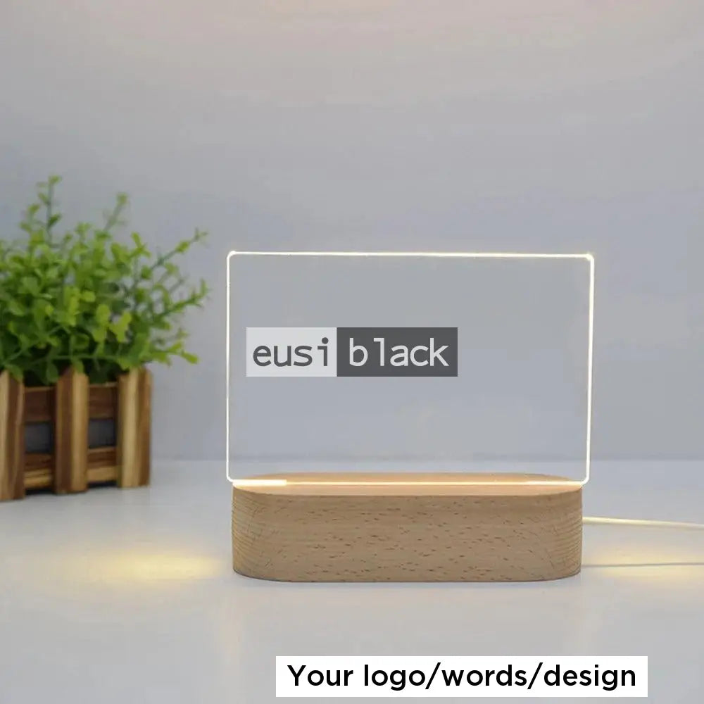 Night light acrylic award Rectangle