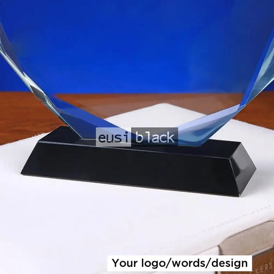 Octagonal Crystal Award