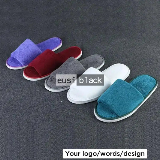 Open toe bathroom slippers